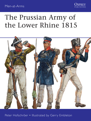 cover image of The Prussian Army of the Lower Rhine 1815